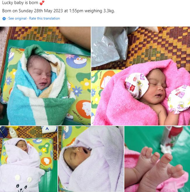 FireWomanJo1's tweet image. Our tag will read "28/5/23 - Welcome to the world, Phan Rathanak Branha! 💚  With love, Jo and Eric x"

Planting #TreesofLove 🌿for communities in #SiemReap #Cambodia  why not join us.

facebook.com/groups/5524784…

justgiving.com/fundraising/tr…
