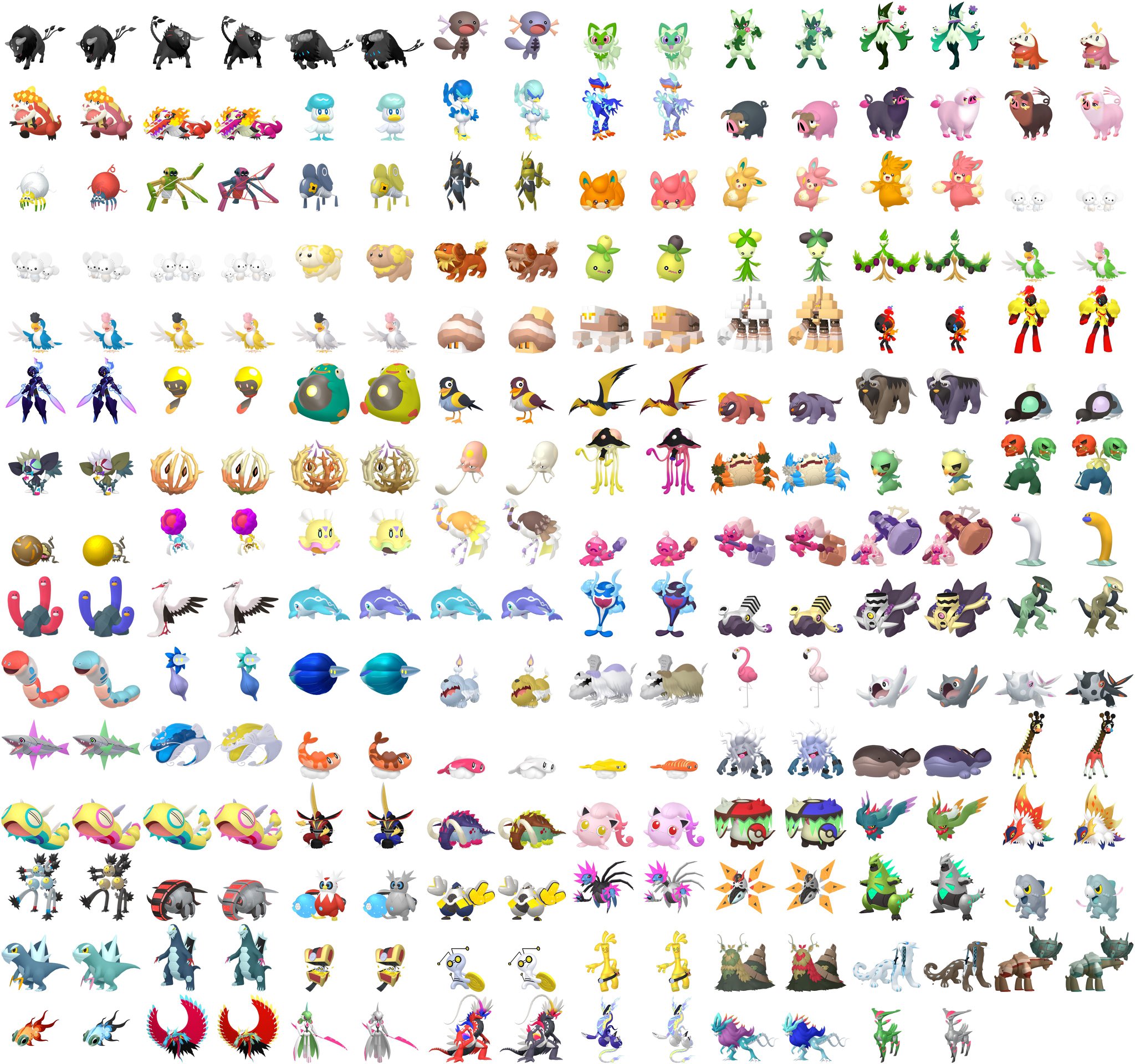 Pokémon Brasil - -Ryu Sprites de todos os Pokémon shiny