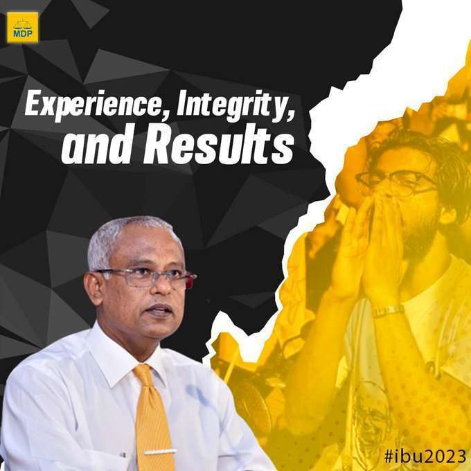 President Ibrahim Mohamed Solih has shown us what it means to be a forward-thinking leader. Let's keep him in office!

#Ibu2023 #MDP #MDP2023 #RaajjeDhathuru