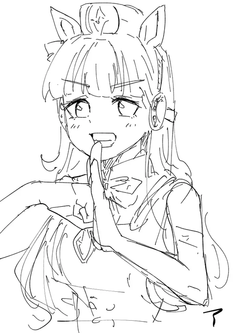 いまいちやる気が盛り上がってこないので、誰か先日描いたゴルシ仕上げてください。