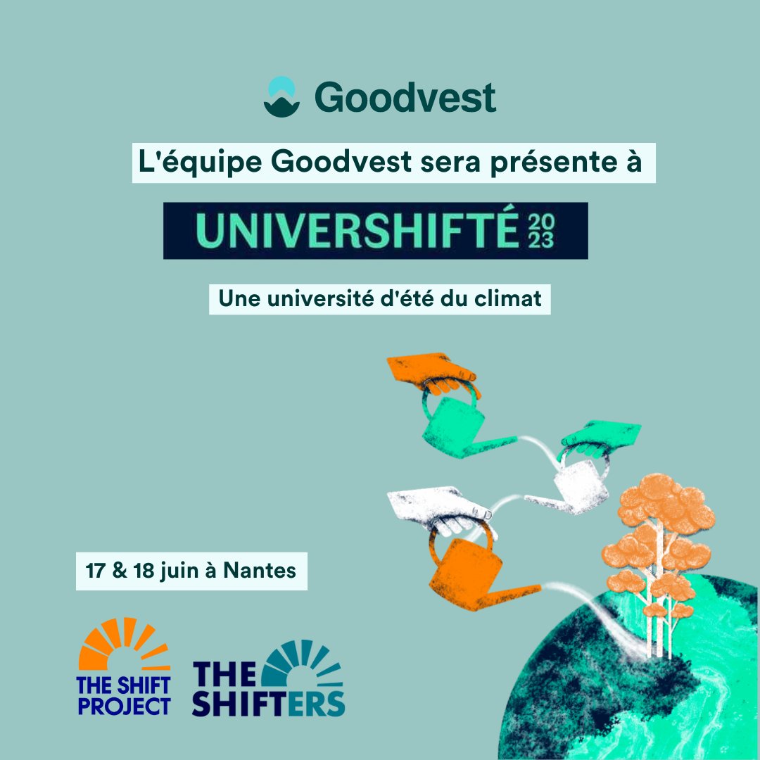 Une université d'été sur le climat : ça existe, et on y sera🤩L'équipe sera présente au salon Univershifté à Nantes, organisé par le Shift Project en juin🌍 Rejoignez-nous sur notre stand les 17 &amp; 18 juin à la Cité des Congrès de Nantes, pour discuter avec notre équipe🤝