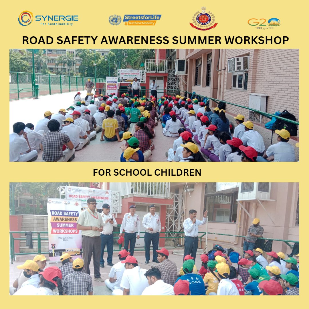 Synergie (@csrsynergie) on Twitter photo In our series of road safety workshops for school children, we organised our session, in collaboration with the <a href="/dtptraffic/">Delhi Traffic Police</a>, at ASN, Senior Secondary School, Mayur Vihar to emphasise safe road behaviour.
#roadsafety #DriveSafe ##CSR # #delhipolice #Sustainability #education In our series of road safety workshops for school children, we organised our session, in collaboration with the <a href="/dtptraffic/">Delhi Traffic Police</a>, at ASN, Senior Secondary School, Mayur Vihar to emphasise safe road behaviour.
#roadsafety #DriveSafe ##CSR # #delhipolice #Sustainability #education