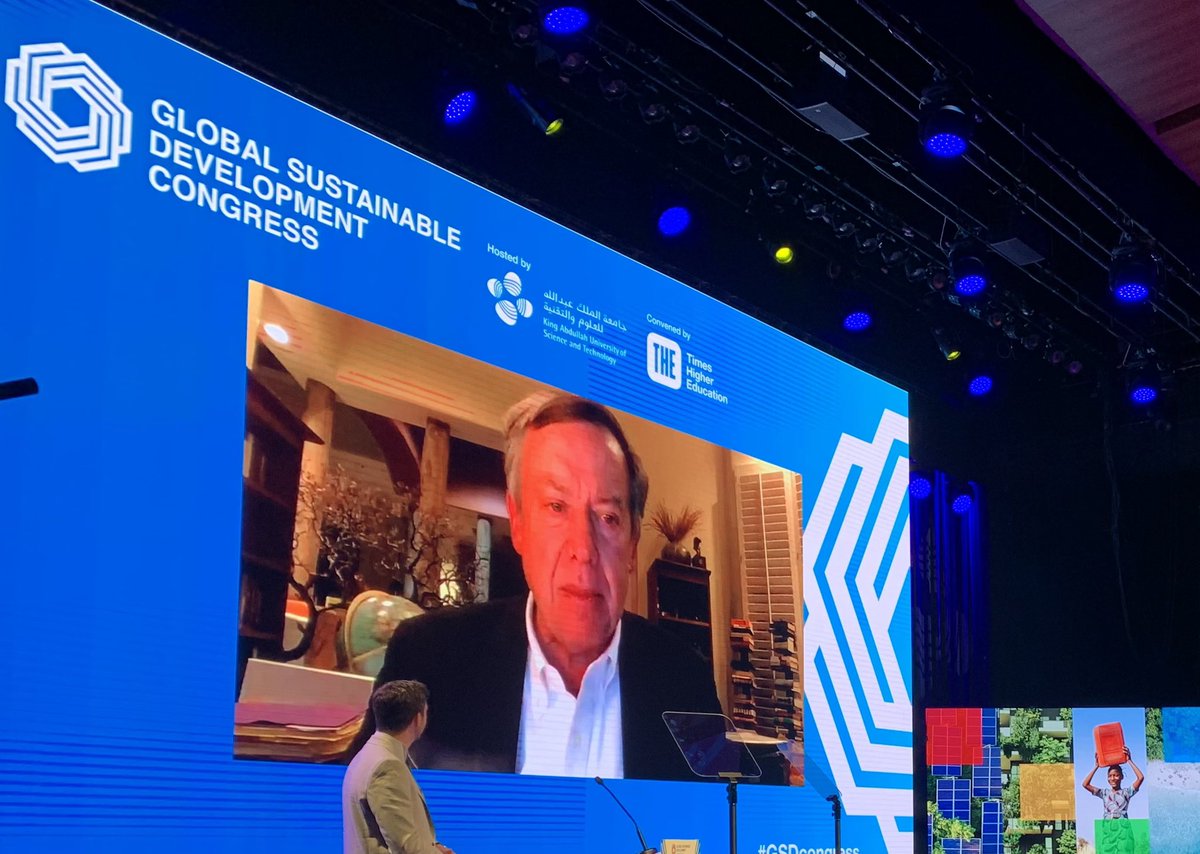 The university community must accept some responsibility for the problems the world faces today says <a href="/michaelcrow/">Michael Crow</a> of <a href="/ASU/">Arizona State University</a> at #gsdcongress

Among many issues, “we have isolated and non-communicative disciplines. We have knowledge hierarchies…”