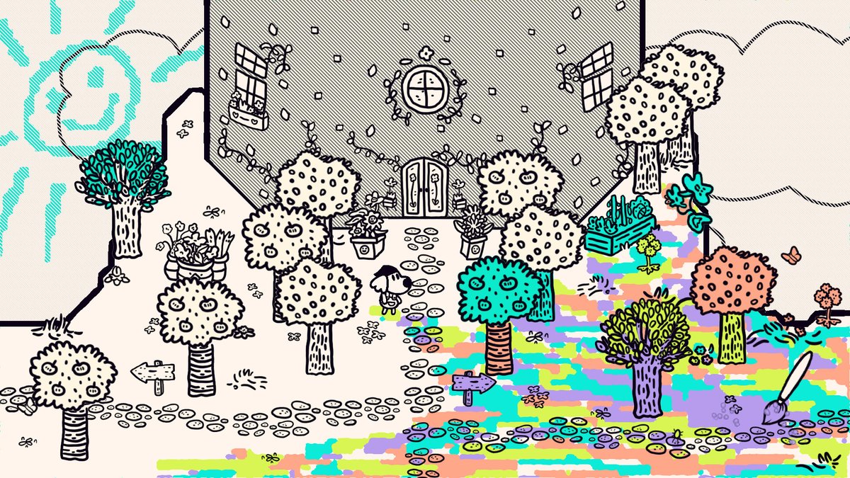 塗り絵の世界を舞台にしたADV『Chicory: A Colorful Tale』が日本語対応-国内版『チコリー 色とりどりの物語』登場も近い? 