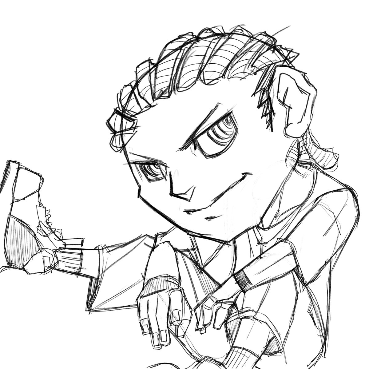Oramuda's tweet photo. Collection Illustration Idea.
I considering about PFP but try to include whole body.
Specialy wanted to include kicks image.
#Web3 #NFTcollections https://t.co/zAUzAosolD