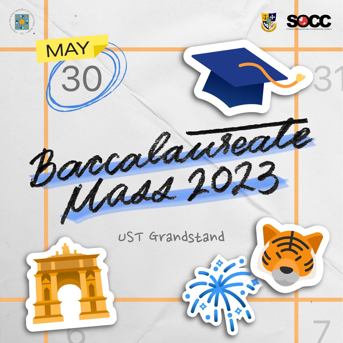 ust_csc's tweet photo. This is it, Seniors! 

The thrilling roller coaster ride in achieving your dreams will soon come to an end. Are you excited? 

Stay tuned with @UST_CSC as we celebrate this most-awaited event for seniors!

#USTBaccMass2023
#ExperienceExcellenceWithCSC https://t.co/R1qvML9LCN