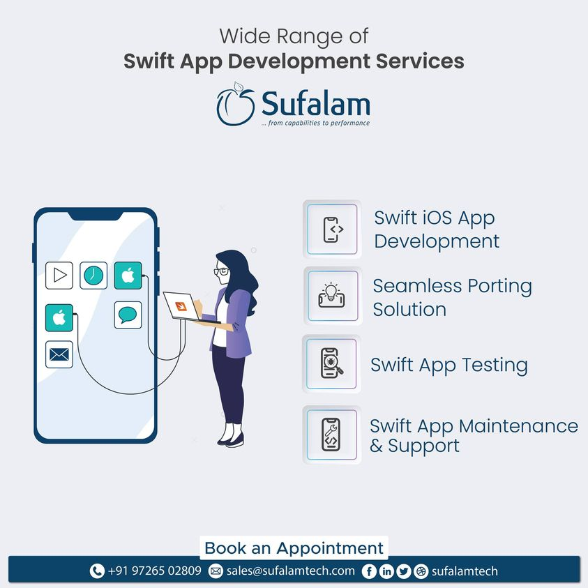 sufalamtech's tweet image. Looking for top-notch Swift app development services? Look no further! Our experts have extensive experience in completing complex software projects across several industries.
#swiftdeveloper #appdevelopment #hiredevelopers #ahmedabad