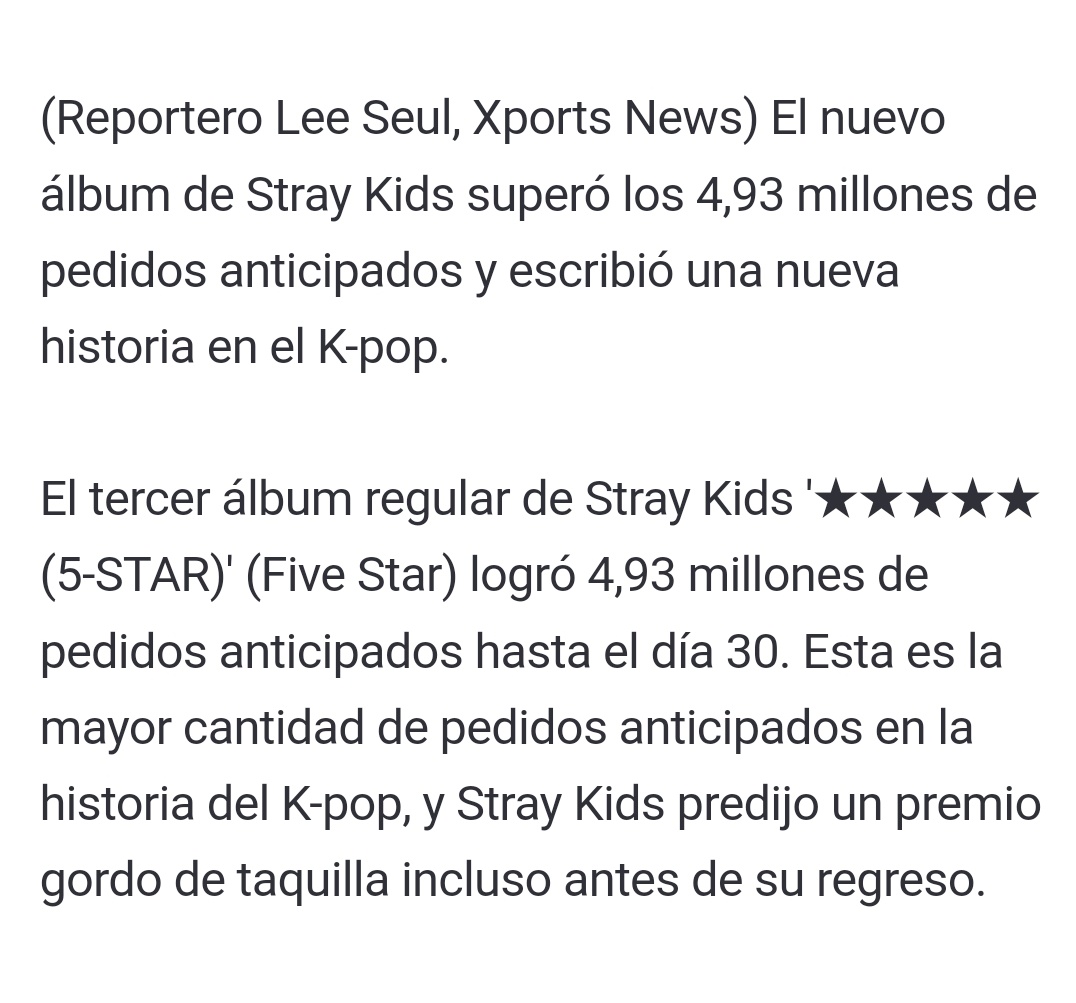straykidsxzone's tweet photo. ESTOY LLORANDO. STRAY KIDS HACE HISTORIA

https://t.co/8xhNjcCzB8 https://t.co/k5FuiY1shB