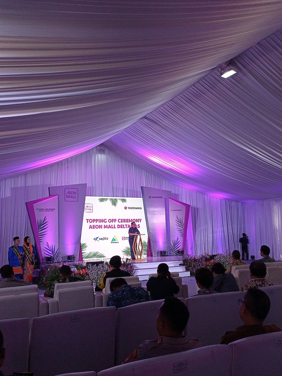 IdLighting's tweet photo. Hari ini 30 Mei 2023 terlibat dalam Topping Off Ceremony AEON Mall Deltamas
Lighting support by Id Lighting
#Aeonmall #cikarang #event #ceremony https://t.co/1w3iDBGYtN