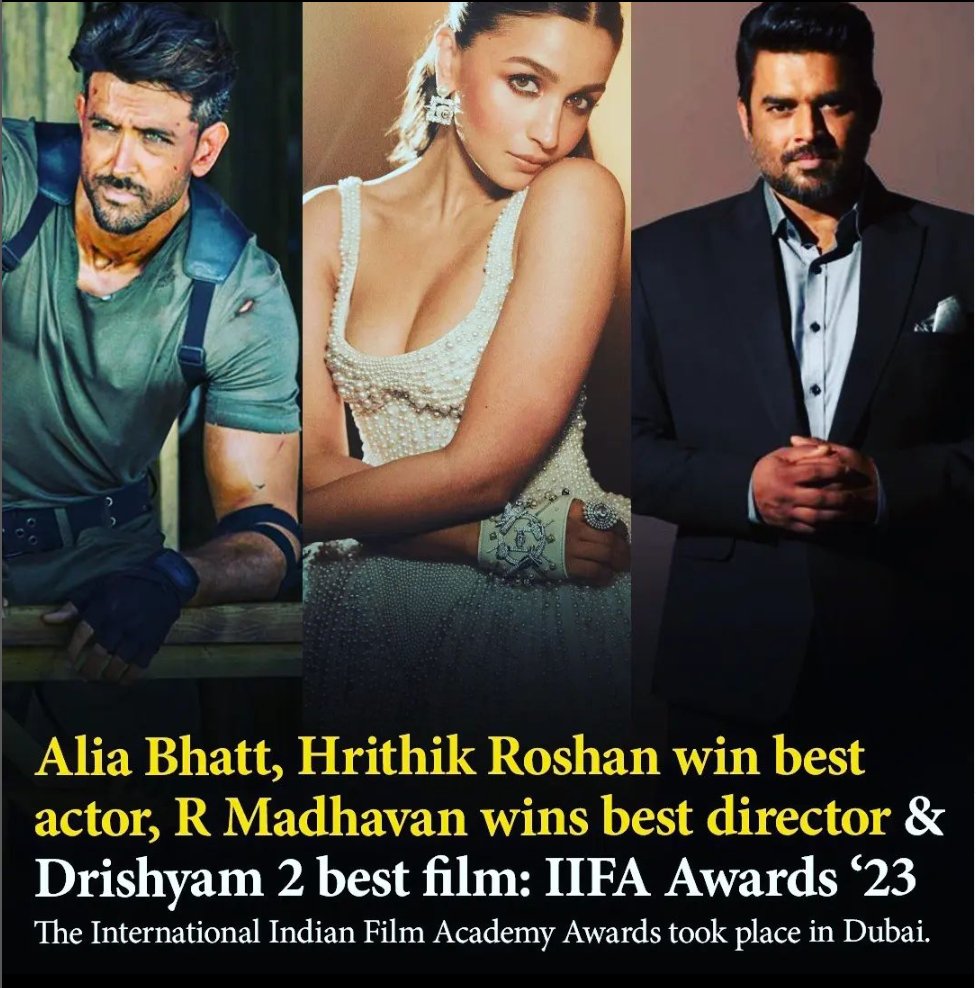 Hrithik Roshan bagged the trophy of Best Actor in a Leading Role at International Indian Film Academy Awards (IIFA) 2023 on Saturday in Abu Dhabi. He received the trophy for his action-packed performance in Vikram Vedha, which also starred Saif Ali Khan. Alia Bhatt won Best Actor…