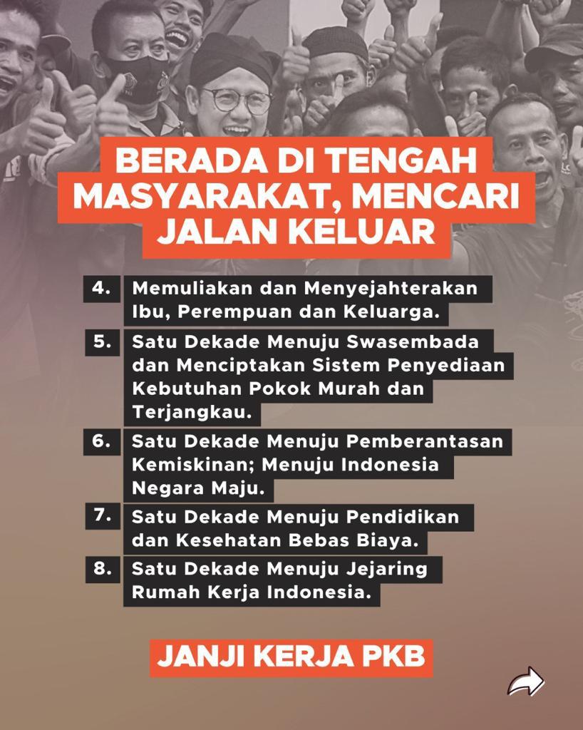 11 Janji Kerja PKB
#11JanjiKerjaPKB 
#GusMuhaimin
<a href="/cakimiNOW/">A Muhaimin Iskandar</a> 
<a href="/DPP_PKB/">DPP PKB</a>