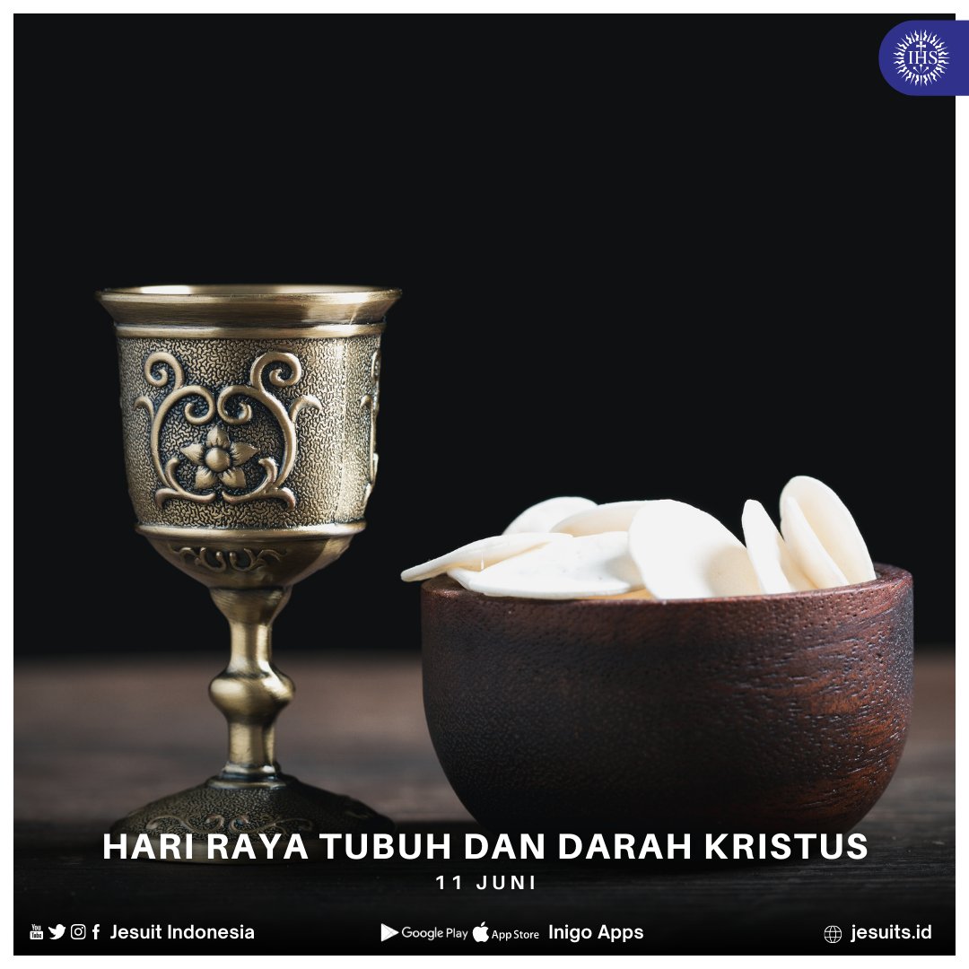 Maka kata Yesus kepada mereka: "Aku berkata kepadamu, sesungguhnya, jikalau kamu tidak makan daging Anak Manusia dan minum darahNya, kamu tidak mempunyai hidup di dalam dirimu. Barangsiapa makan dagingKu dan minum darahKu, ia mempunyai hidup yang kekal,