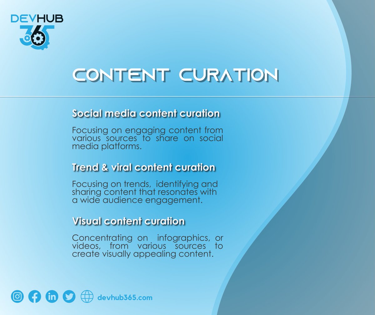 devhub365's tweet photo. Elevate your brand with curated content that captivates! π
Let @DevHub365 be your content curation partner and watch your digital media marketing soar. β¨
#DevHub365 #ContentCuration #ContentStrategy #Engagement #DigitalMediaMarketing #ContentMastery https://t.co/11ZvnTDuDl