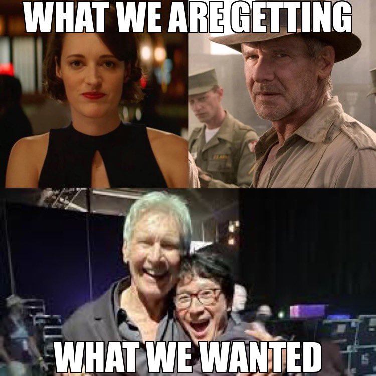 Maybe the new movie will be good but honestly the writers at Lucas Film keep telling me they don’t wanna make money judging by their choices 🙄 #indianajones #shortround #missedopportunity #disney #writing #lucasfilm