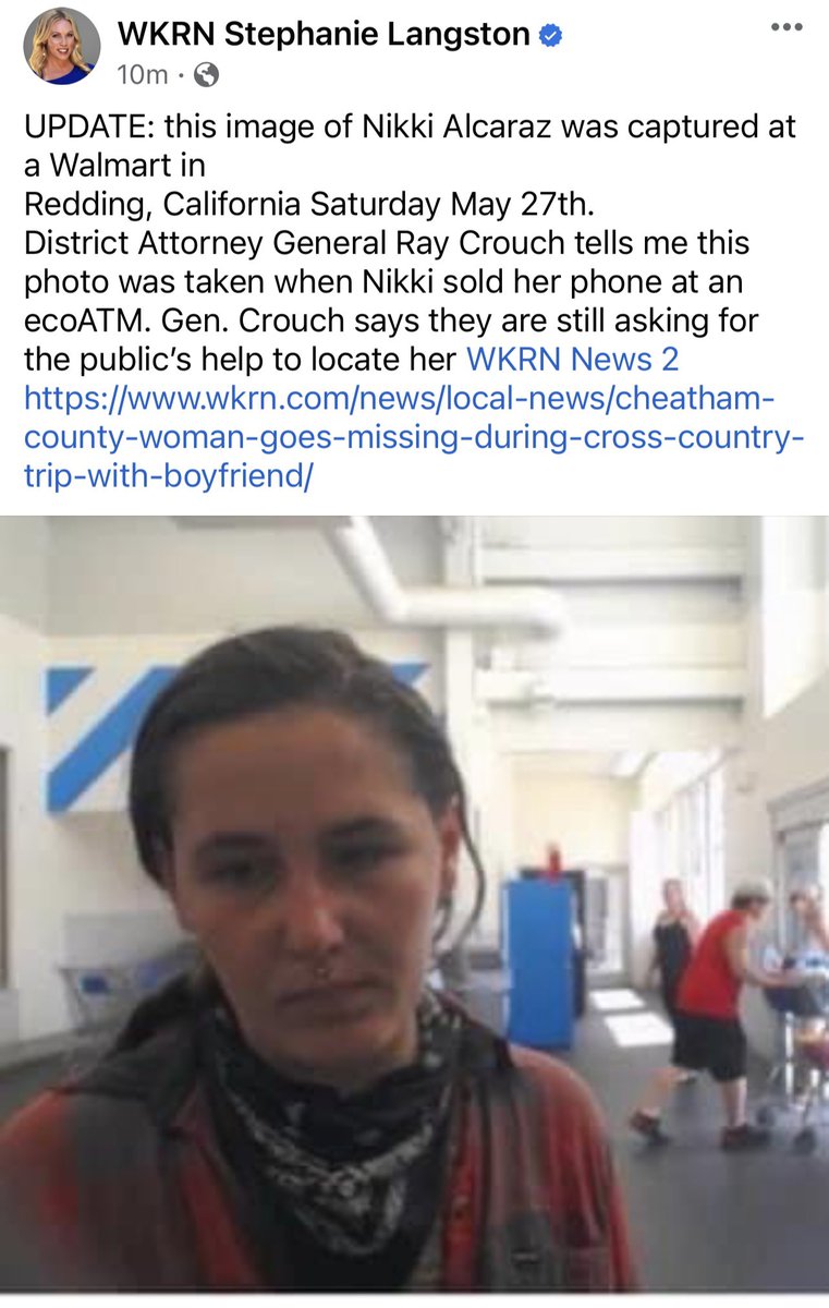 She’s alive, y’all🤯🖤 But it looks like she may still need help. 

DA is still asking for public’s help to locate her!

#NikkiAlcaraz