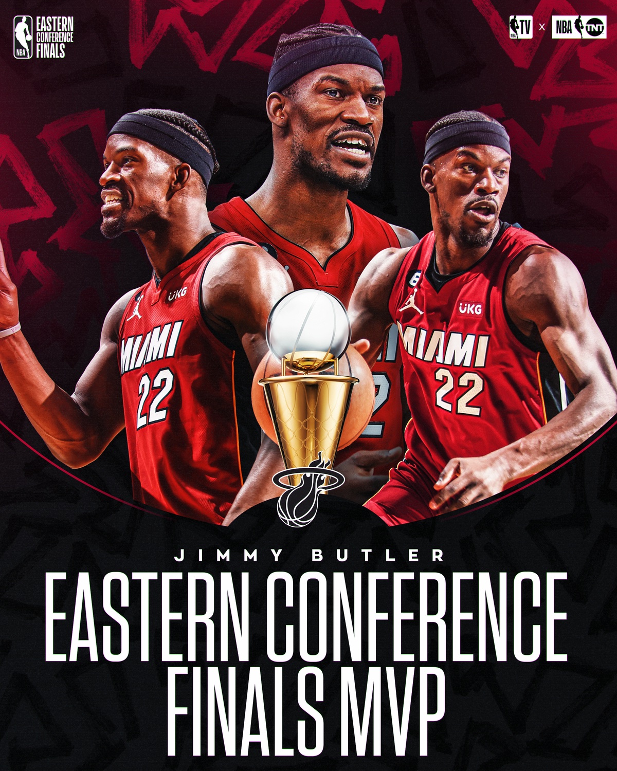 NBA on TNT on Twitter "Jimmy Butler gets the Larry Bird Trophy for