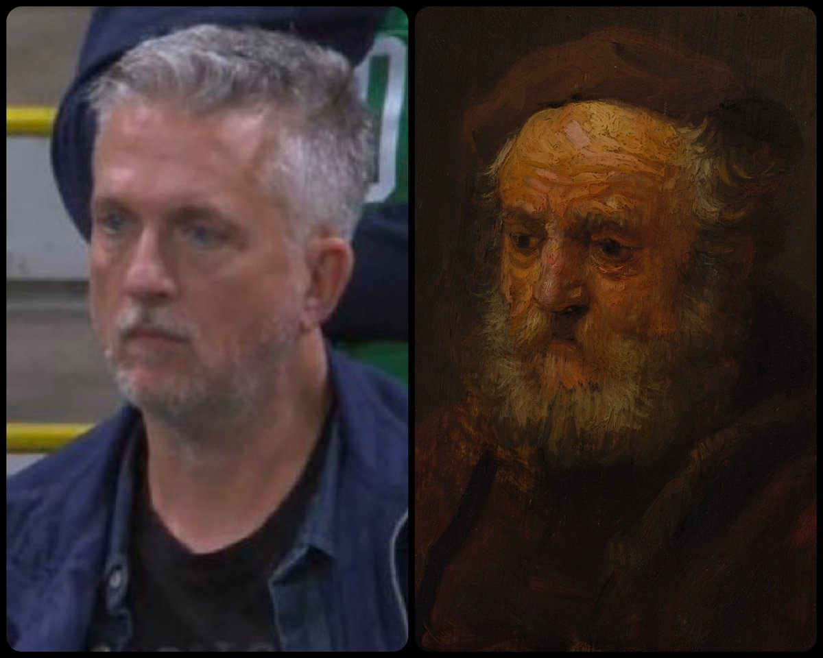 Study Head of an Old Man, after Rembrandt, 1635-40, 📸 of @BillSimmons via @knicks_tape99