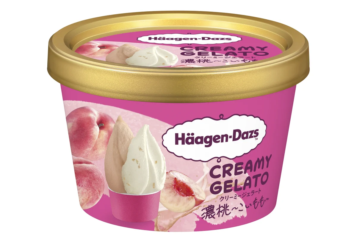 ハーゲンダッツの新作に注目！ 今回は桃とピスタチオ＆カカオのジェラート