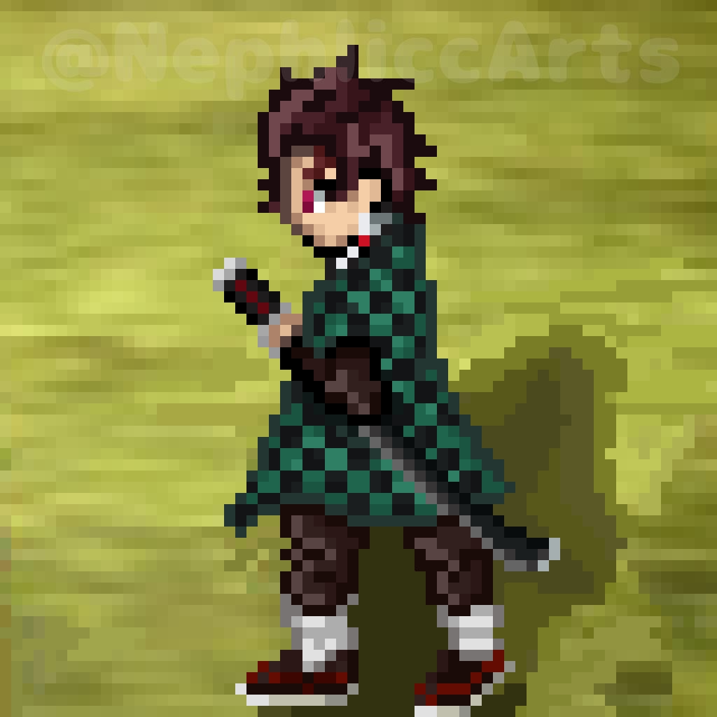 Nephrite_Ej09's tweet photo. Drawing Tanjiro from Demon Slayer into Suikoden Artstyle!

#suikoden #suikoden2 #fanart #digitalart #anime #sprite #2d #FYP #ibisPaintX #PlayStation #PS1 #artist #drawingart https://t.co/1cPZcxY6lT