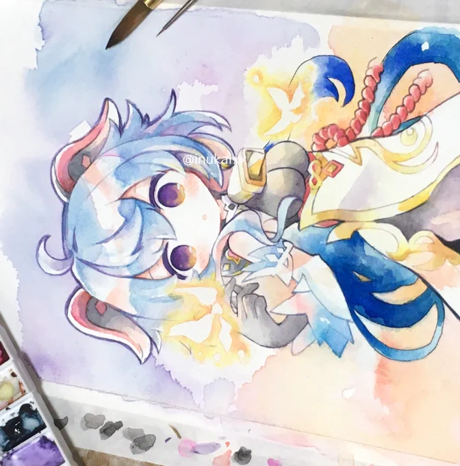 原神の甘雨ちゃん、今日には完成できそうです～! #原神