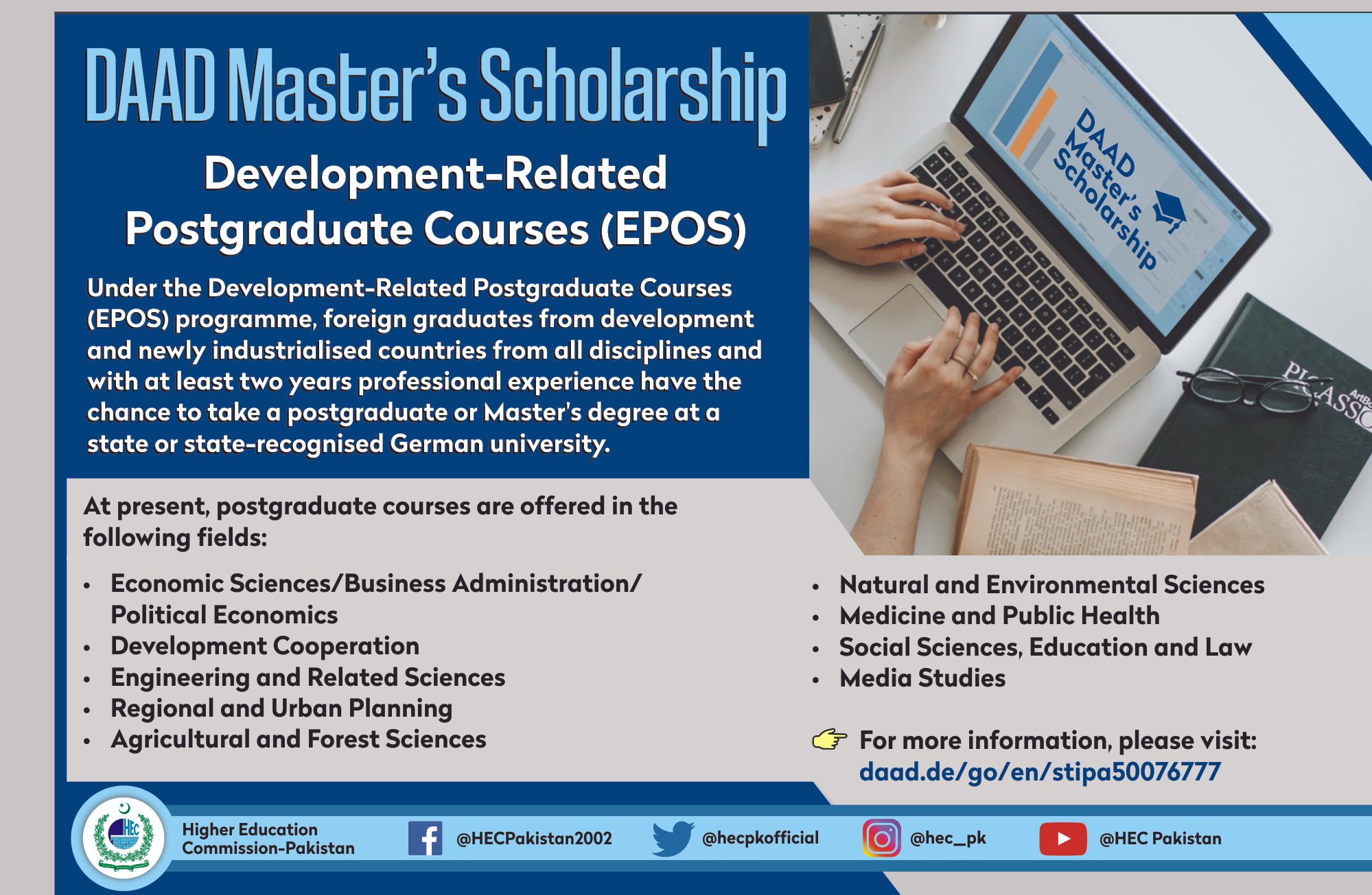 HEC Pakistan On Twitter DAAD Master s Scholarships hec-pakistan-on-twitter-daad-master-s-scholarships