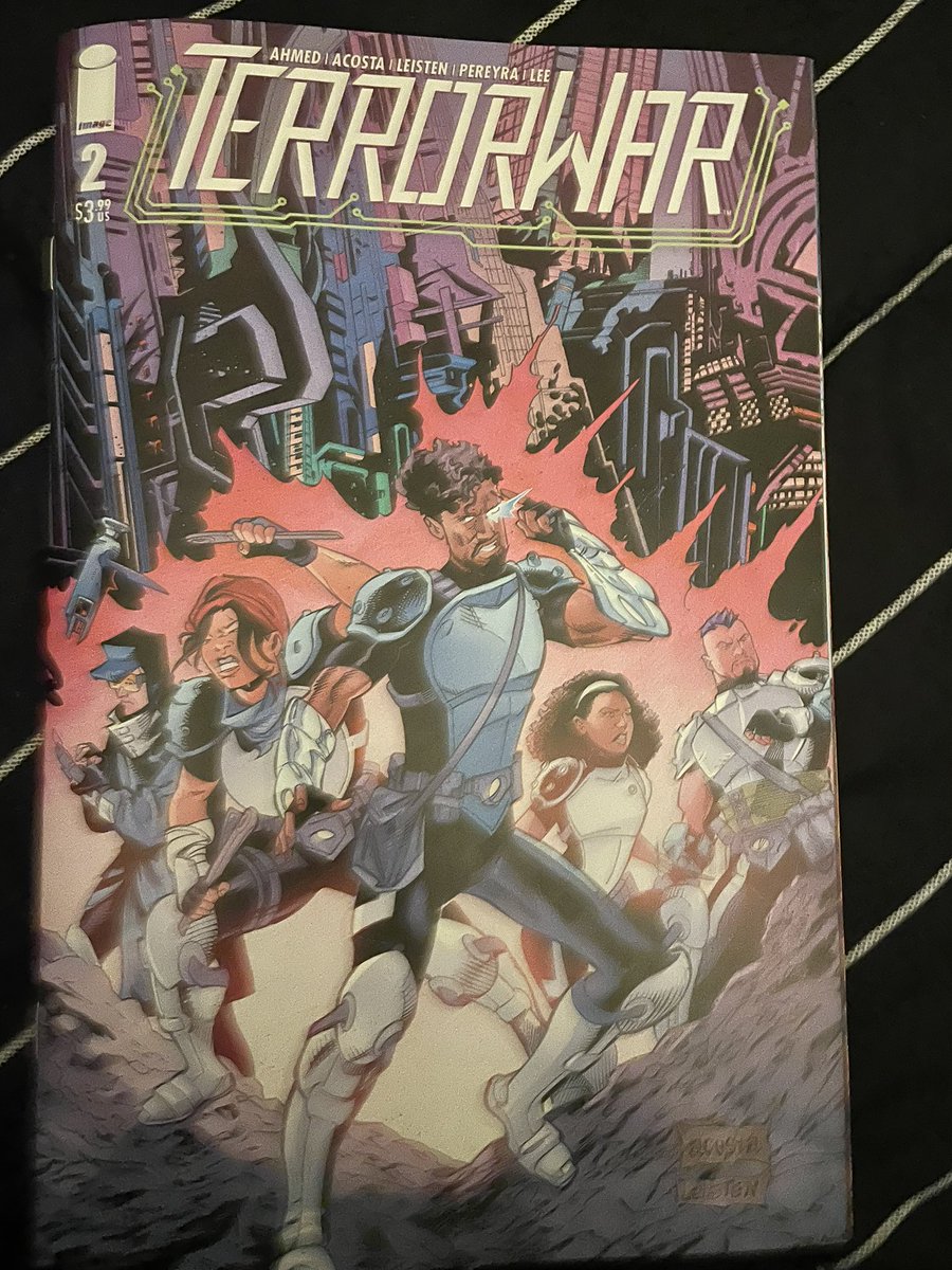 Riddelluminati's tweet photo. Finally got some time to read #Terrorwar 2 from @saladinahmed &amp; @davedrawsgood. If you’re sleeping on this book, you’re cheating yourself. https://t.co/mBr6RYTBv1