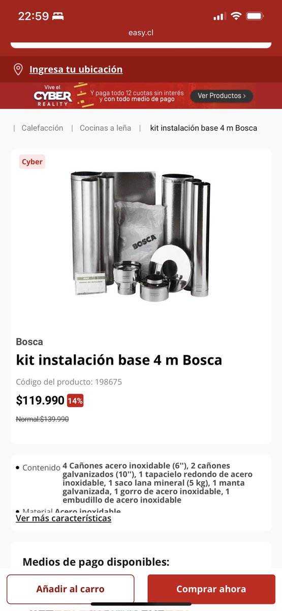 JoshyDroguett's tweet photo. Misma situación otro producto…. @easytienda burlándose de los clientes 👌 https://t.co/JDCcKsXOmg