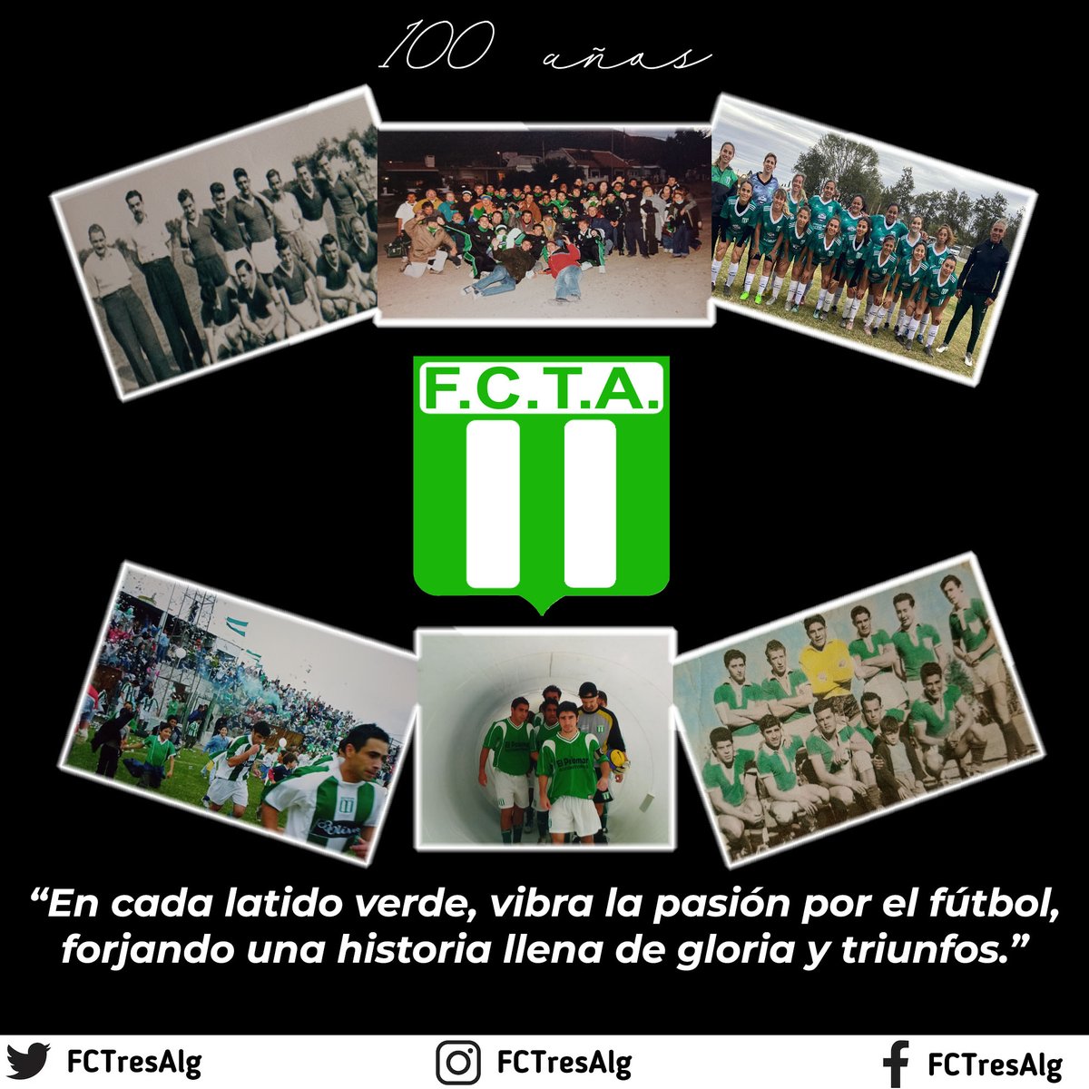 #100Años!! Feliz Centenario VERDE querido!!
#VamosVERDE