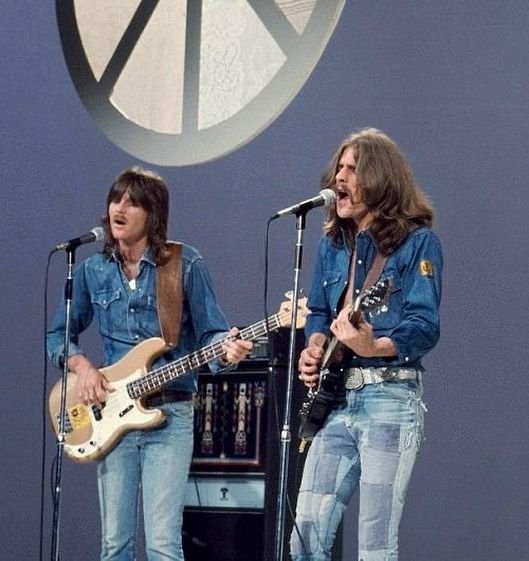 Glenn Frey & Randy Meisner of the Eagles in 1973. Photo by NBCU Photo Bank