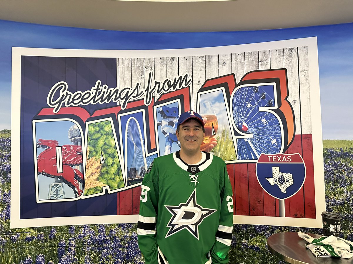 Howdy 🤠 Y’all from tonight’s @dallasstars game in @CityOfDallas hosting @vegasgoldenknights - It was still an awesome experience!!!! 🥅🏒⛸️ #VisitDallas