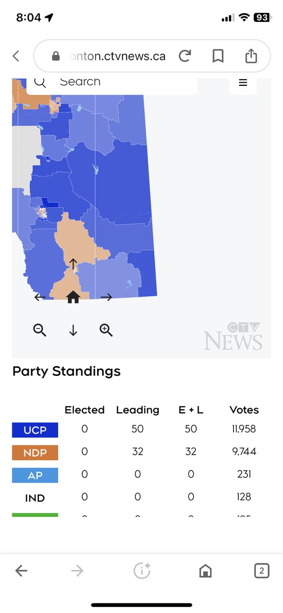 KeithWCarson's tweet photo. Oh Alberta! What have you done!! Hoping the NDP can recover as the votes are counted!
#AbElection2023 https://t.co/x6wMnumHWo