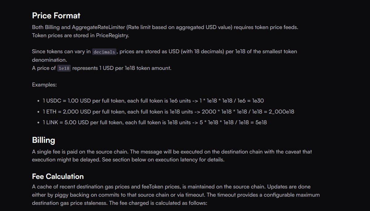 @nicucrypto Looks as if any usage of CCIP will require a link token fee up to 18 decimals