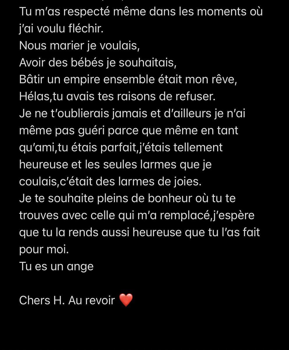 🥀Emma Francine🥀 on Twitter "Lettre à mon ex, Il est important de reconnaître les bienfaits qu