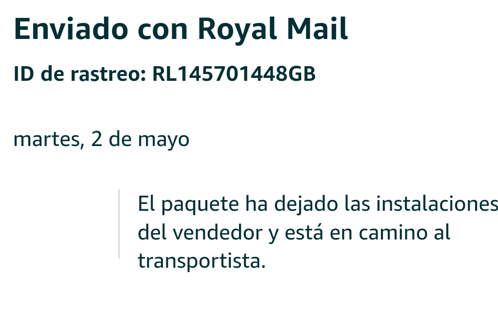 MilagrosChaconG's tweet photo. @RoyalMailHelp hello, I need help, My package is Lost, please check they number on the pick . Thanks https://t.co/T47EiBYYFP