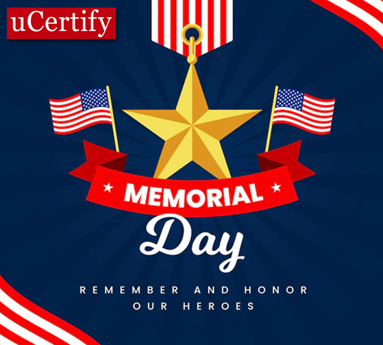 uCertify's tweet photo. In memory of many, In honor of all.
#uCertify #memorialday #memorialday2023
#honorthefallen #militaryappreciation #payrespect #gratitude #sacrifice #honor https://t.co/TGeKfFtmVa