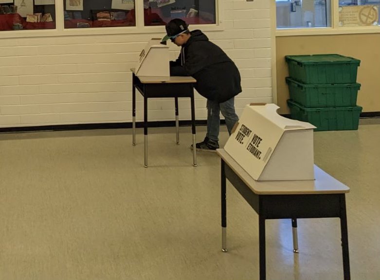 Our Grade 4s participated in Student Vote 2023. They learned about democracy and elections,  government and representation, and how to effectively participate as active and informed citizens in their community.
