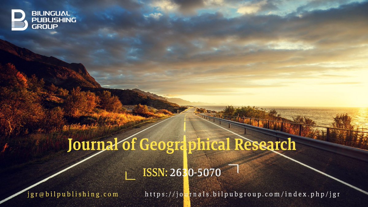 bilingual_pub's tweet photo. We look forward to receiving your submissions and participating in a stimulating and rewarding conference.
https://t.co/n1ciKWEXWm
Email: jgr@bilpublishing.com
Twitter: @JGR_Office
#geography #geographicalresearch #geospatial #GIS #climatechange #naturalresources https://t.co/iHxxuxCedE