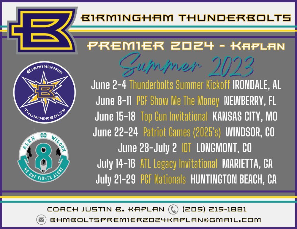 Can’t wait to get going this summer! #boltsboom