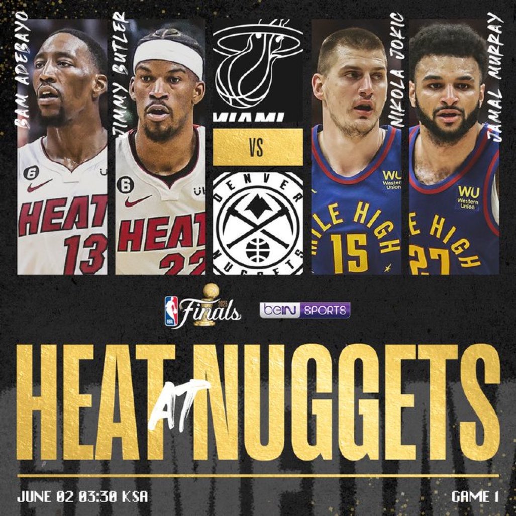 HEAT_ARAB's tweet photo. رسميًا | 🚨🚨🚨

- الفريق سيواجه دينفر ناغيتس في نهائي الـ NBA .. https://t.co/wGK6FUfOKA