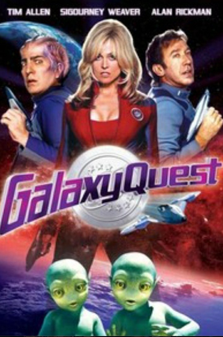 Watching #galaxyquest #FilmTwitter #moviepos