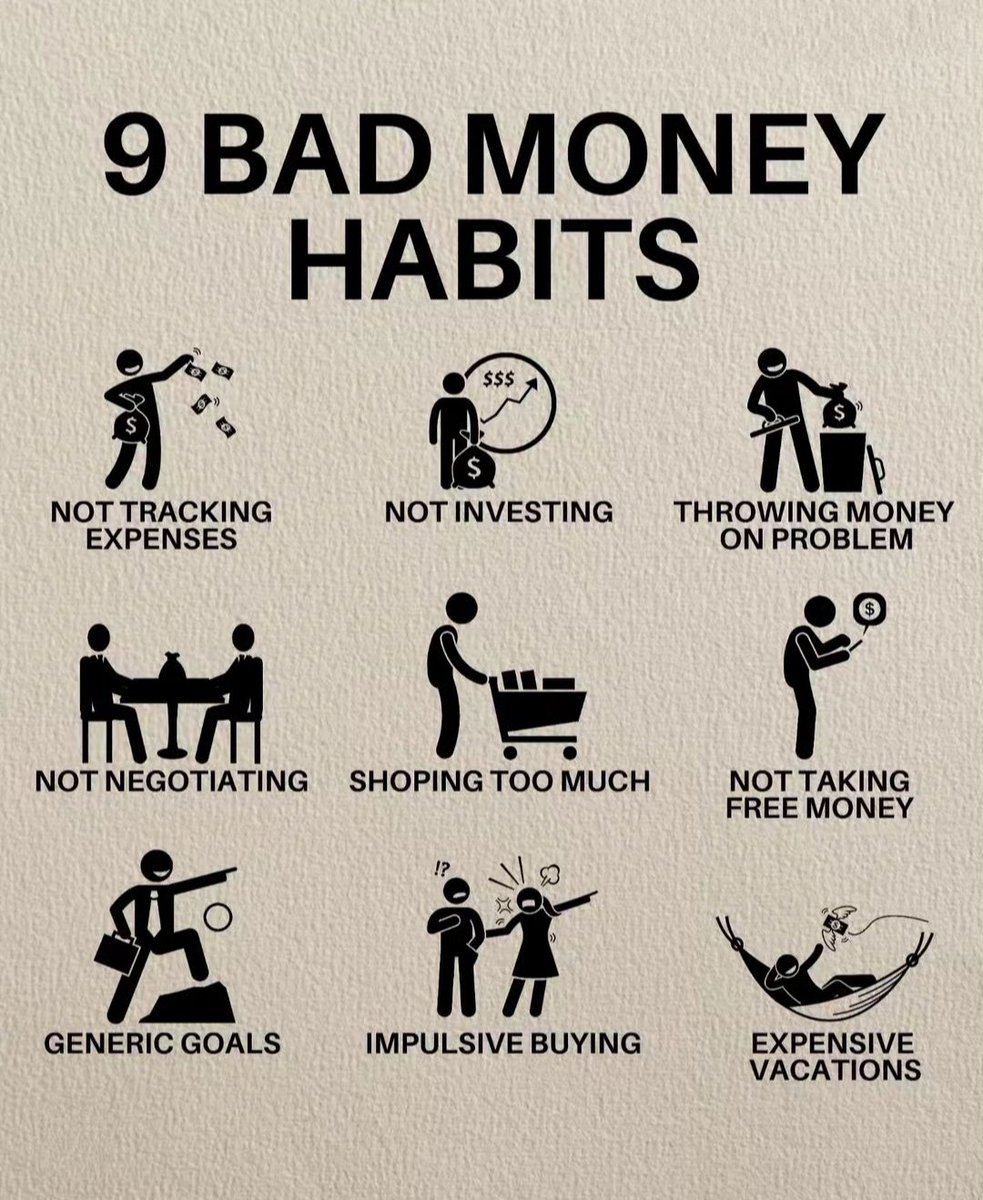 9 Bad Money Habits You Should Avoid...