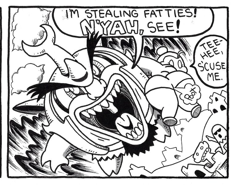 By backing A Güey Zine you reduce the chances of Yelloh Beetle breaking into you place and stealing your fattie. kickstarter.com/projects/comic…üey%20zine #indiecomics #comiccreators #comicbooks