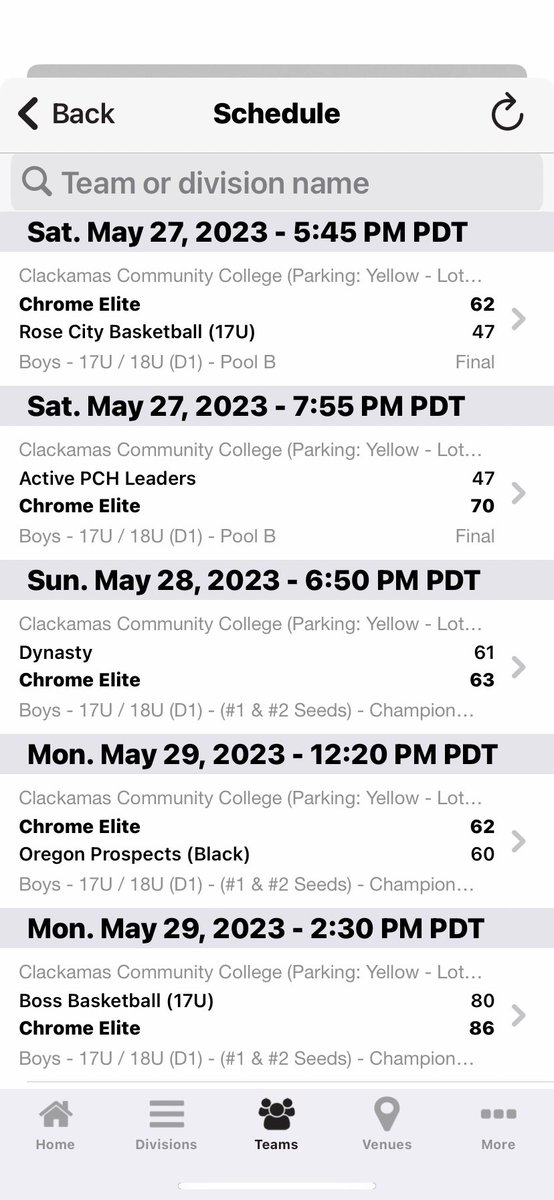 ChromeAau's tweet photo. Let’s Go Chrome!! 5-0 next up Bigfoot Classic Las Vegas🔥 https://t.co/UnKZHNKeRd