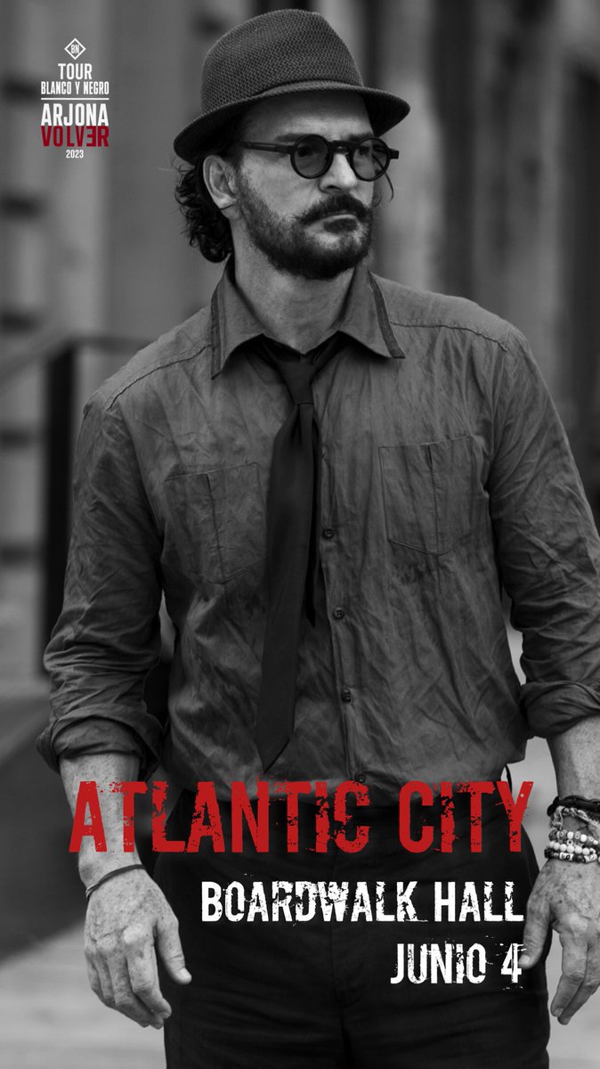 Junio 4: Atlantic City 

ricardoarjona.com/#northamerica