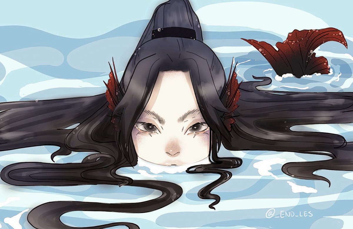 An elusive MerQing appeared! #tgcf #muqing #mermay