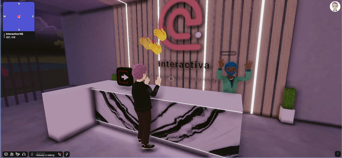 Interactivadev's tweet image. Interactiva is working on its own Metaverse office in Decentraland. Currently work-in-progress but will be available soon. We're very excited with the possibilities that the blockchain and the Metaverse bring. Come join us! play.decentraland.org/?position=127%…