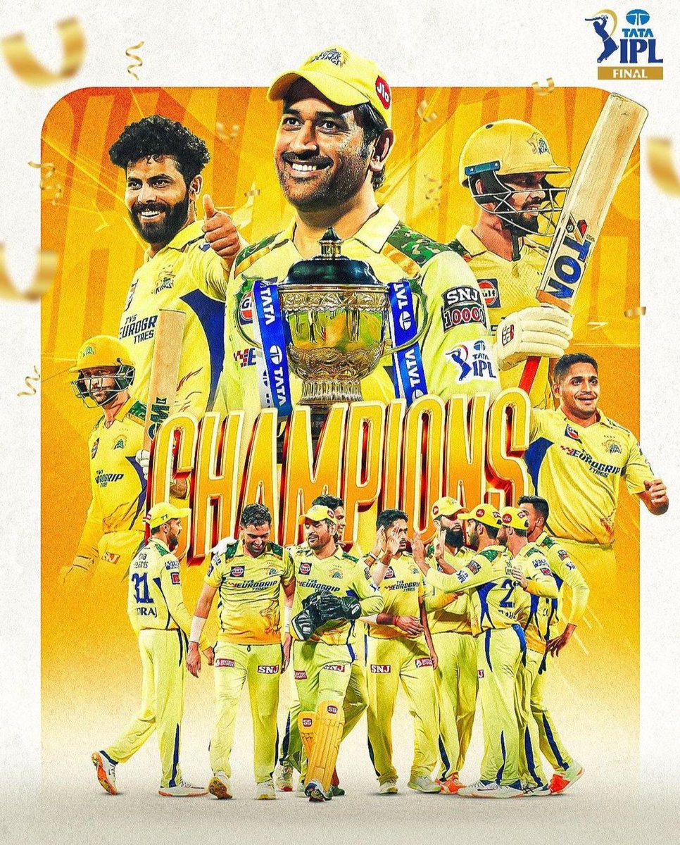 code_with_adnan's tweet photo. Congratulations to @ChennaiIPL for winning the trophy! You all played really well and deserve to win @IPL 2023. Best finish sir @imjadeja. Best wishes for @RayuduAmbati for the new chapter of life. Thala @msdhoni waiting for you for next year @IPL 2024. #IPL2023 @ajinkyarahane88 https://t.co/iL4AzWrKDG