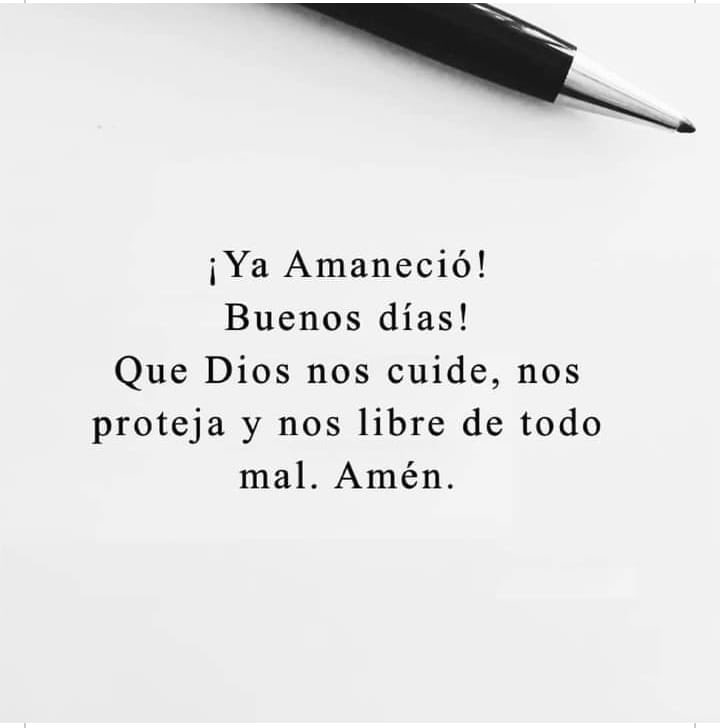 Que Dios te cuida en todos tus caminos, que te lleve de su mano y que te conceda paz y salud en este nuevo día.