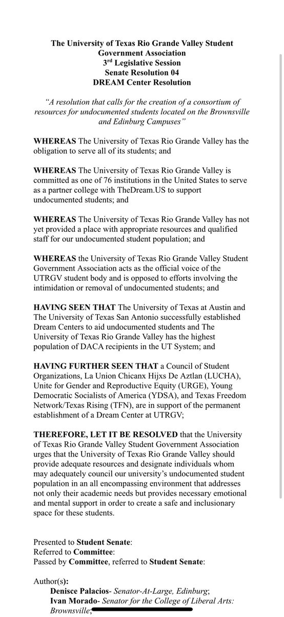 DeniscePalacios's tweet image. In 2017, a group of students fought for the creation of a Dream Center at UTRGV

This lead to the creation of the Center for Diversity, Equity, and inclusion, after a months-long fight within the SFAC. 

The office became a safe space to gather, ask questions, and be in community