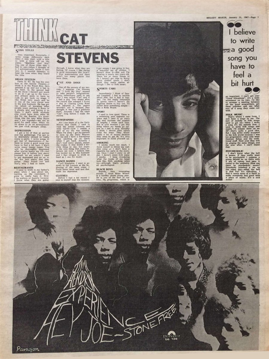 Melody Maker January 1967.

#Sixties #Pop